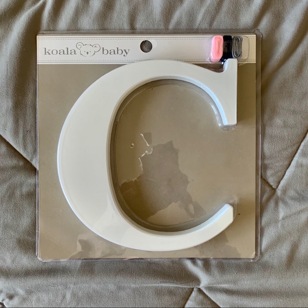 NWT Letter “C” Baby Wall Hanging